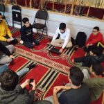 Young community members gathered for Quran learning at Dar Ussalam