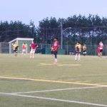 Youth playing soccer in a Dar Ussalam sports activity